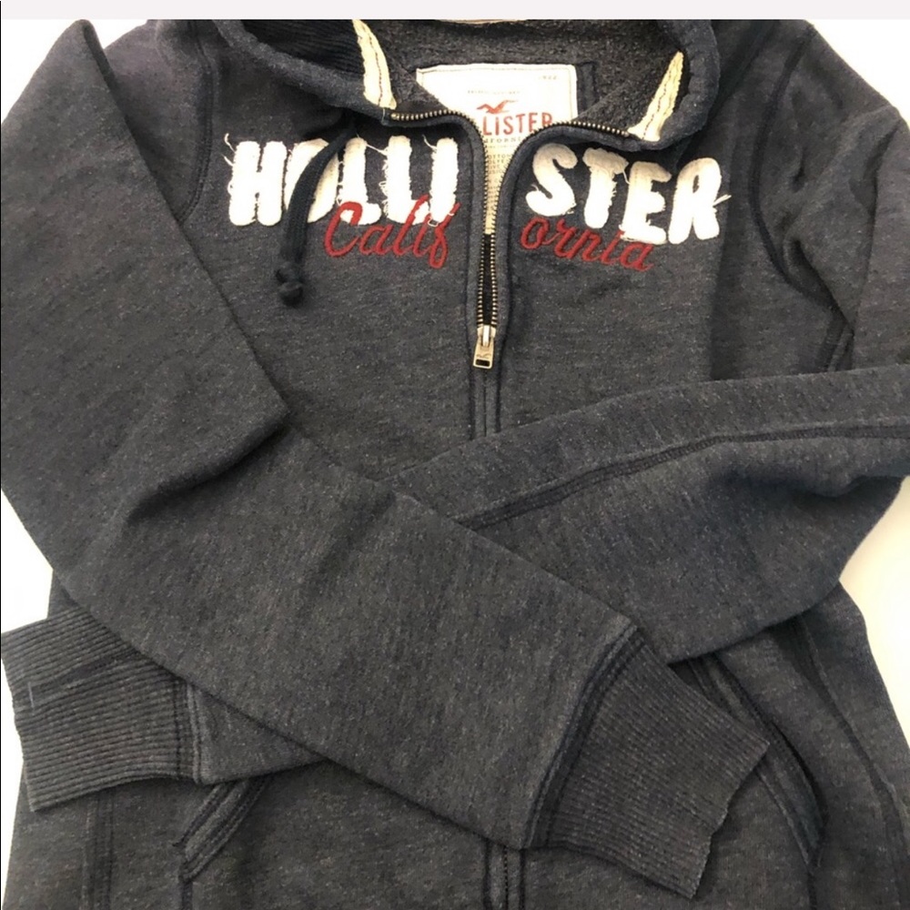 Hollister zip up hoodie